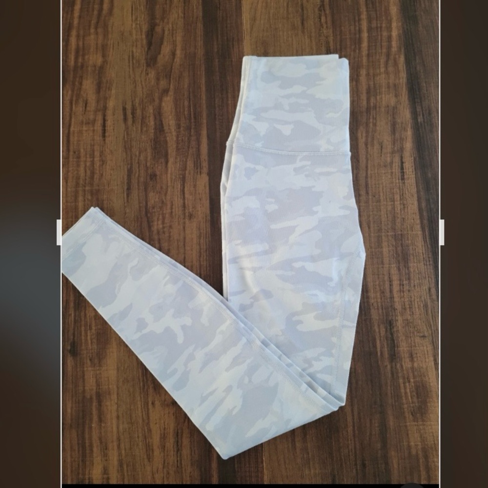 white camo lululemon leggings